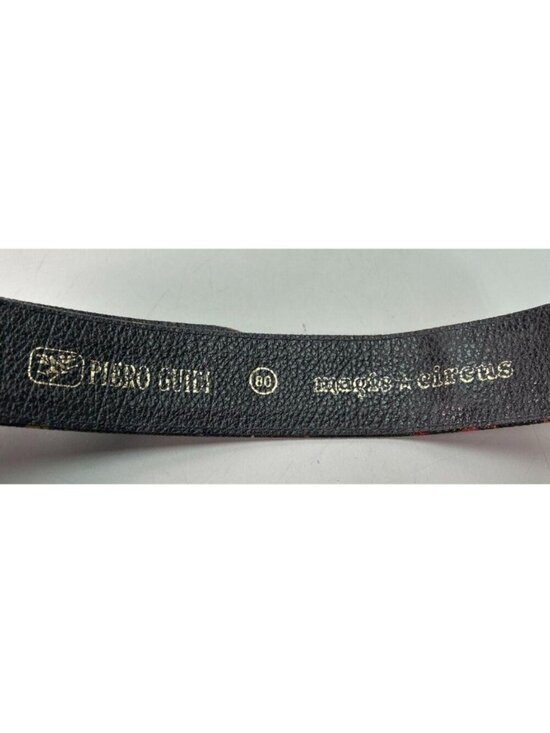 Vintage PIERO GUIDI Women\'s Magic Circus Leather Belt Made in ITALY Size Small main image 5
